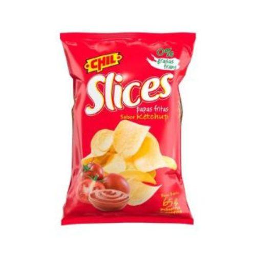 Papas Fritas SLICES Kétchup x 65grs. (B x 24u.)